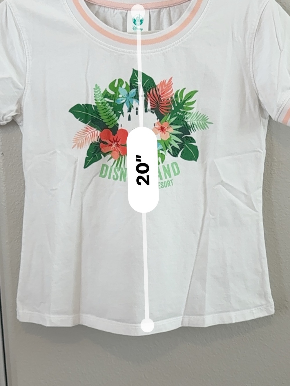 Disneyland Tropical Graphic Tee and Matching Light Weight Leaf Print Sweatshirt - Picture 7 of 7